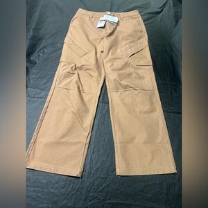 Nike Air Jordan Chicago Pants Women's Size L FV7098-223 Brown Utility Cargo